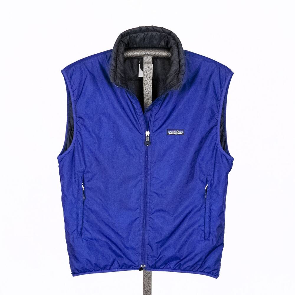 Vintage Patagonia Full-Zip Puffball Vest Men's MEDIUM Style 84015 Gorpcore Cabin